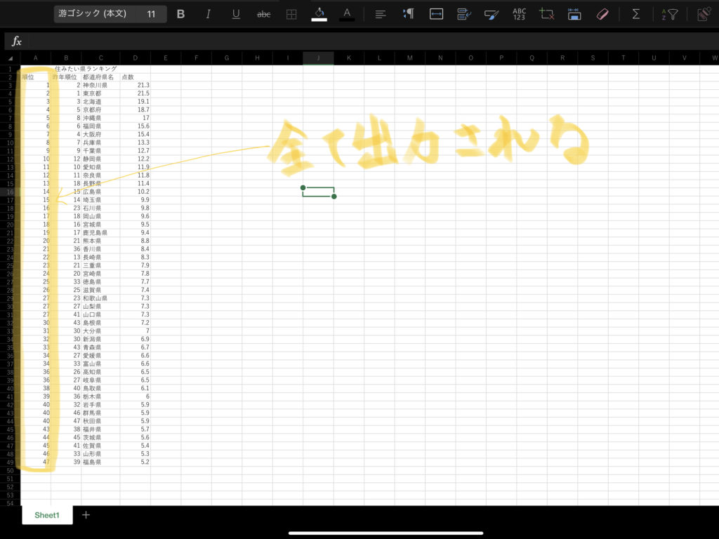 pythonでExcelのセルの値を取得